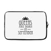 queens are born in september (2) Laptop sleeve