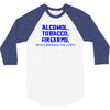 funny t shirt alcohol tobacco firearms who's bringing the chips tee 3/4 Sleeve Shirt