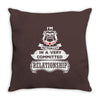 I Am Bulldog Actually In A Very Commited Relationship Throw Pillow