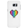 Love Is Love Lgbt Rainbow Heart Samsung Galaxy S7 Edge