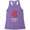 nanny was here Racerback Tank