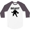 beast muscle guy workout 3/4 Sleeve Shirt