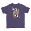 party king design funny humor cool graph baseball Youth Tee