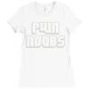 pwn noobs Ladies Fitted T-Shirt