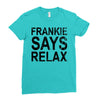 Frankie Says Relax Ladies Fitted T-Shirt