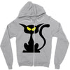 black cat Zipper Hoodie