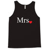 Mrs with heart dot (Mr and Mrs set) Tank Top