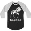 Alaska Deer Rudolph 3/4 Sleeve Shirt