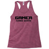 gamer since birth Racerback Tank