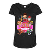 paw patrol birthday girl sister Maternity Scoop Neck T-shirt