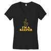i'm a keeper Women's V-Neck T-Shirt