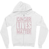 ginger lives matte Zipper Hoodie