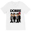 dobre twins dobre brother V-Neck Tee