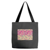 pink triangle print Tote Bags