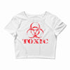 toxic biohazard Crop Top