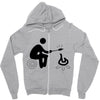cook marshmallow Zipper Hoodie