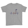 my heart beats for parrots Youth Tee