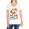 but first pumpkin space latte Ladies Curvy T-Shirt