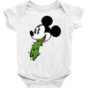 mickey puke Baby Onesie