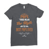 pops the man the myth best pops ever Ladies Fitted T-Shirt