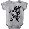 black rabbit Baby Bodysuit