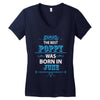 The Best Poppy Was Born In June Women's V-Neck T-Shirt