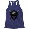 terror noise division Racerback Tank