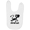 i'm not cat Baby Bibs