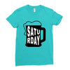 Saturday Beer Ladies Fitted T-Shirt