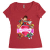 paw patrol birthday girl Women's Triblend Scoop T-shirt