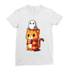 brave kitty Ladies Fitted T-Shirt