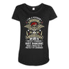 I'm A Veteran Daddy T Shirt Maternity Scoop Neck T-shirt