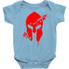 bullshirt's mens bloodied Baby Onesie