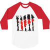 red running hood 3/4 Sleeve Shirt