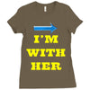i am with her Ladies Fitted T-Shirt