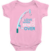 bends over Baby Bodysuit
