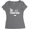 the fisherman Women's Triblend Scoop T-shirt