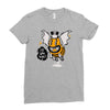 monster i will bee bat Ladies Fitted T-Shirt