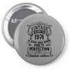 Vintage 1974 Pin-back button