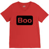 boo, V-Neck Tee