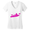 kayak chick Women's V-Neck T-Shirt