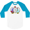 eggplant wizard and king hippo 3/4 Sleeve Shirt