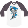 shark tornado 3/4 Sleeve Shirt