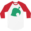 animal crossing tribute ladies 3/4 Sleeve Shirt