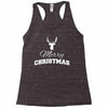 buck merry christmas Racerback Tank