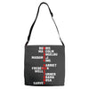 black history 365 Adjustable Strap Totes