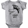 i wanna rock! Baby Bodysuit