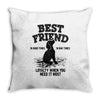 Best Friend Beagle Throw Pillow