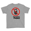 no cell phones Youth Tee