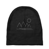 Mountains and Sun Baby Beanies